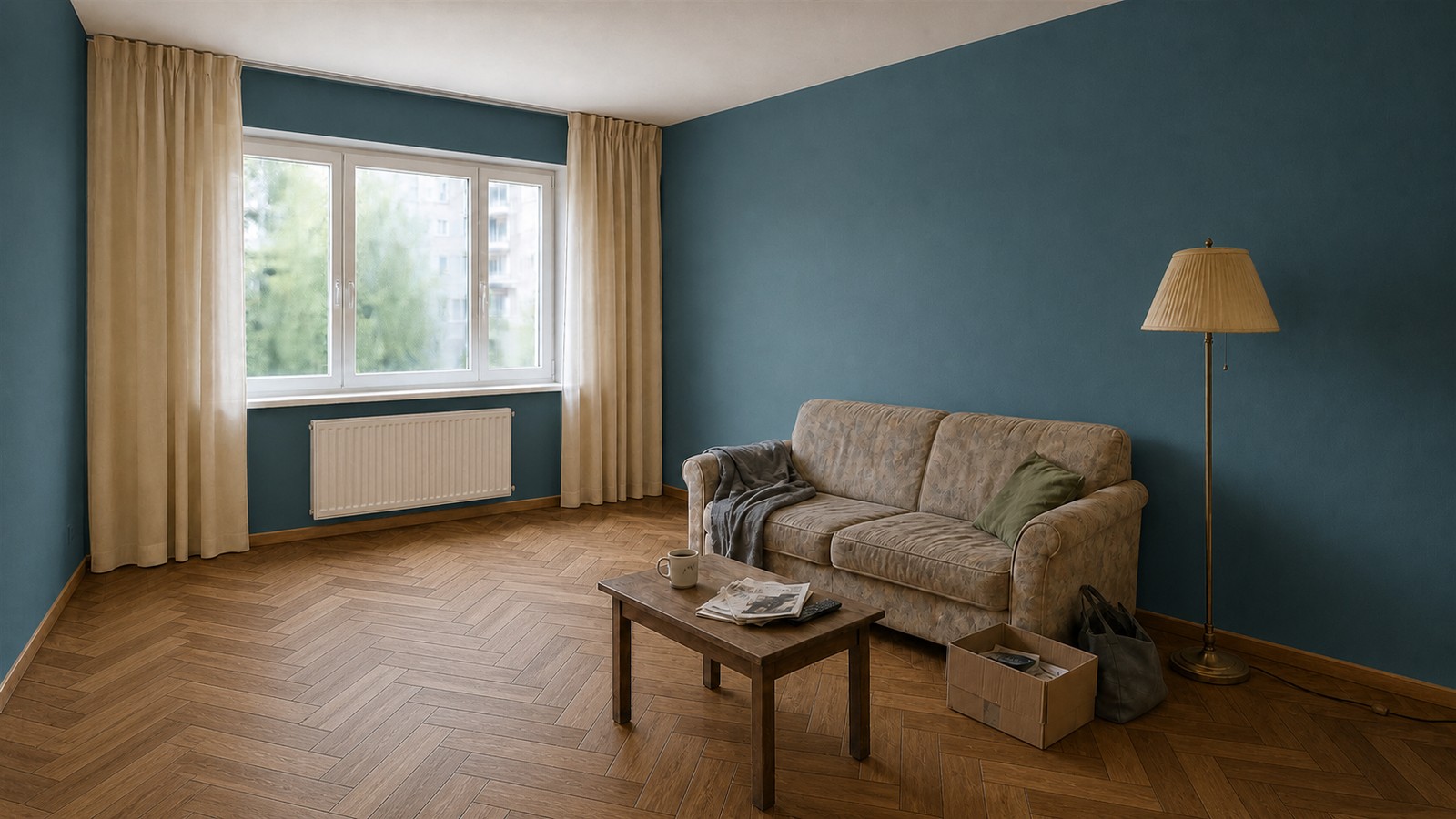 Change walls and floors — new finishes